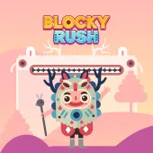 PLay Blocky Rush now!
