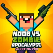 Play Noob vs Zombie Apocalypse: shooting pro now!