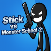 Play Stick vs Monster School 2 now!